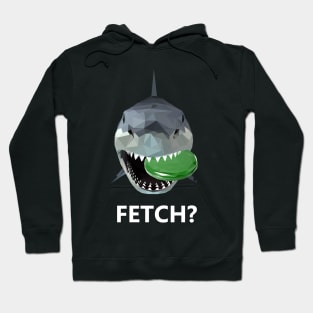 Shark with Frisbee - Fetch! Hoodie